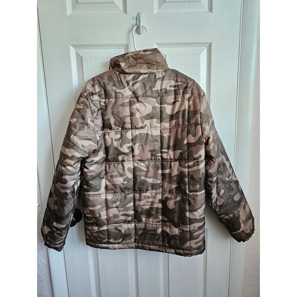 RedHead Camo Zip Up Puffer Jacket Size S - Picture 2 of 3